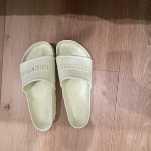 Birkenstock Green Slide Sandals